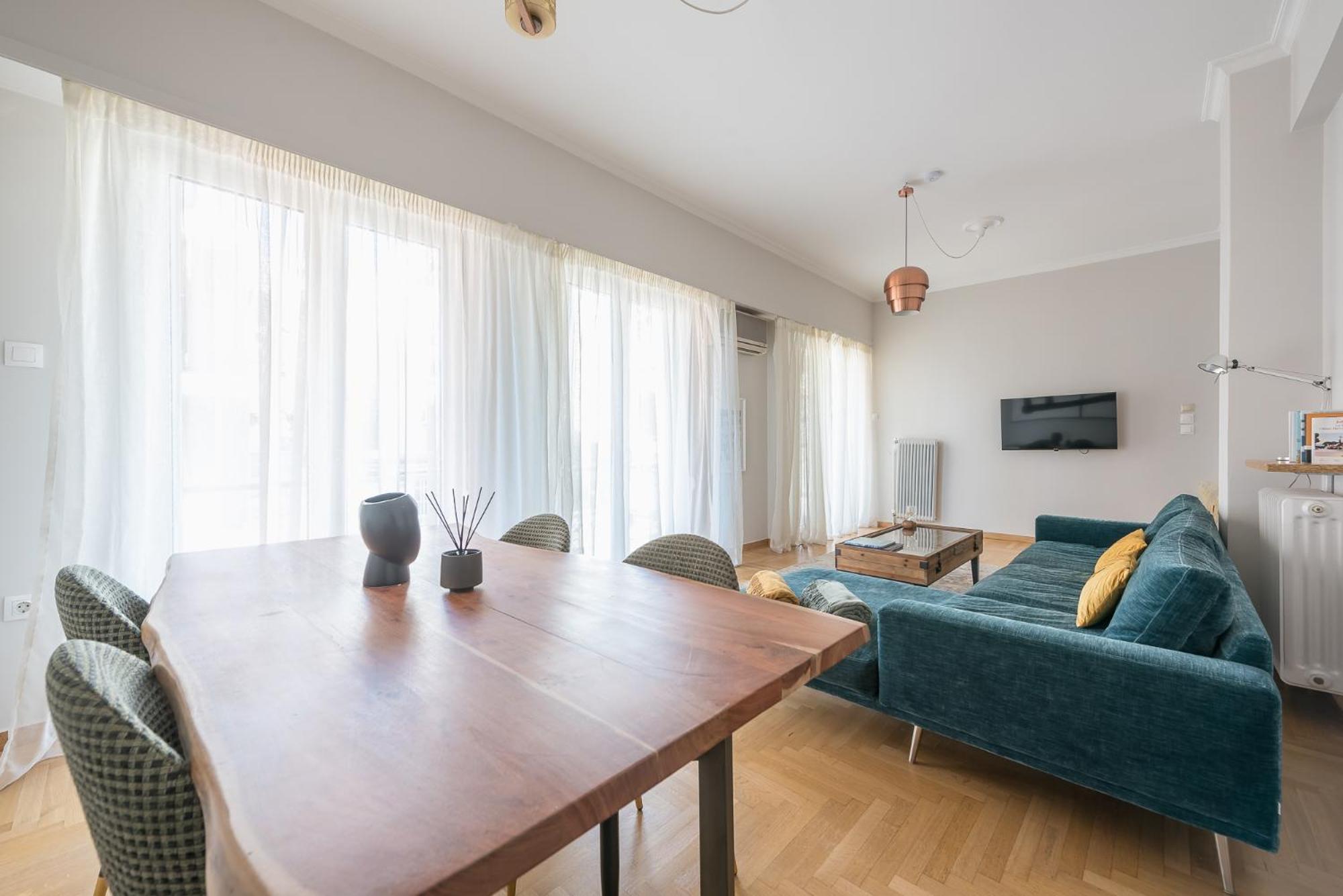 Spacious 2Bds Apt With Acropolis View In Center Atina Dış mekan fotoğraf