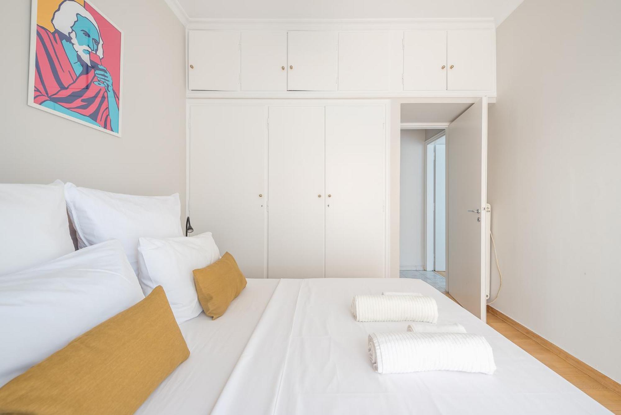 Spacious 2Bds Apt With Acropolis View In Center Atina Dış mekan fotoğraf